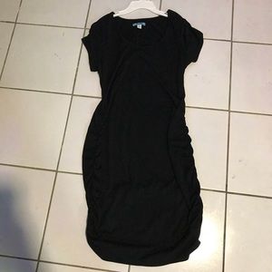 Black maternity dress